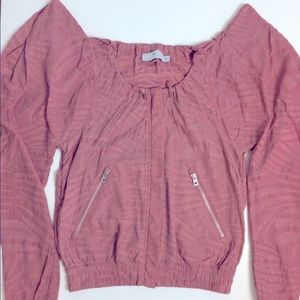 Stella McCartney Adidas Puff Sleeve Mauve Jacket S
